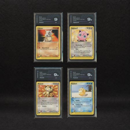 The Pokémon Company  
Classic Kanto Commons Lot: Cubone #40, Jigglypuff #41, Meowth #42, Psyduck #44, EX Team Magma vs Team Aqua [ENG] 2004
 