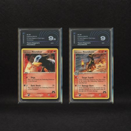 The Pokémon Company  
Team Magma's Houndour #35 & Houndoom #34 Lot, EX Team Magma vs Team Aqua [ENG] 2004
 