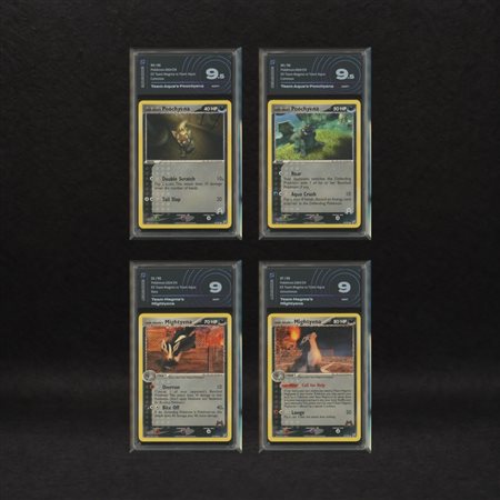 The Pokémon Company  
Poochyena & Mightyena Lot: Poochyena #54-55, Mightyena #21-37, EX Team Magma vs Team Aqua [ENG] 2004
 