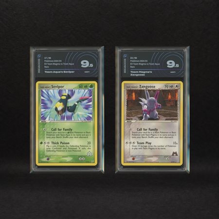The Pokémon Company  
Seviper & Zangoose Lot: Seviper #17, Zangoose #23, EX Team Magma vs Team Aqua [ENG] 2004
 