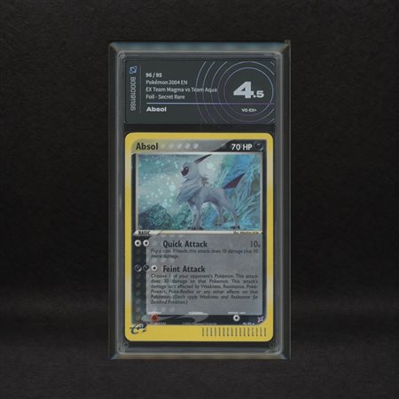 The Pokémon Company  
Absol #96 Holo (Swirl) - Secret, EX Team Magma vs Team Aqua [ENG] 2004
 