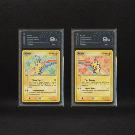 The Pokémon Company  
Cheering Pokémon Lot: Minun #67, Plusle #69, EX Hidden Legends [ENG] 2004
 