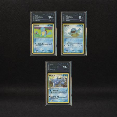 The Pokémon Company  
Squirtle Lot: Squirtle #82-83, Wartortle #50, EX FireRed & LeafGreen [ENG] 2004
 