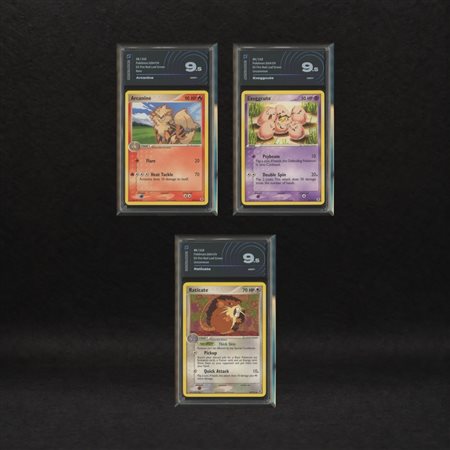 The Pokémon Company  
Kanto Evolutions Lot: Arcanine #18, Exeggcute #33, Raticate #48, EX FireRed & LeafGreen [ENG] 2004
 