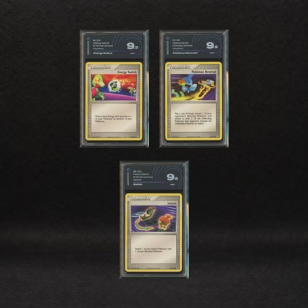 The Pokémon Company  
Technical Trainer Lot with cameo: Energy Switch #90, Pokémon Reversal #97, Switch #102, EX FireRed & LeafGreen [ENG] 2004
 