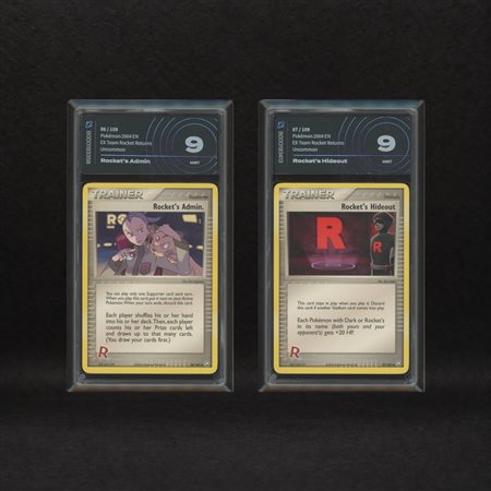 The Pokémon Company  
Technical Trainer Lot: Rocket's Admin #86, Rocket's Hideout #87, EX Team Rocket Returns [ENG] 2004
 