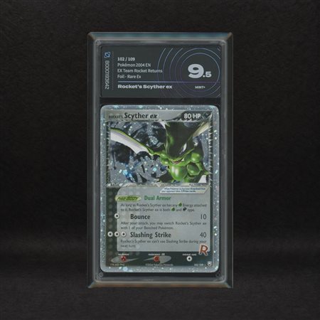 The Pokémon Company  
Rocket's Scyther ex #102 Holo (Swirl), EX Team Rocket Returns [ENG] 2004
 
