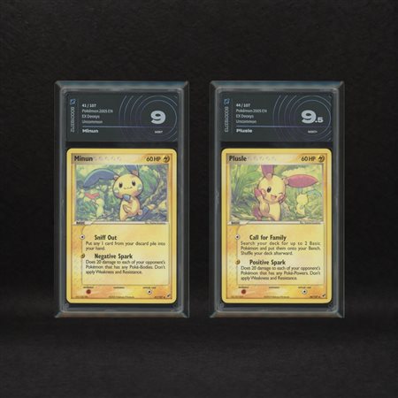 The Pokémon Company  
Cheering Pokémon Lot: Minun #41, Plusle #44, EX Deoxys [ENG] 2005
 
