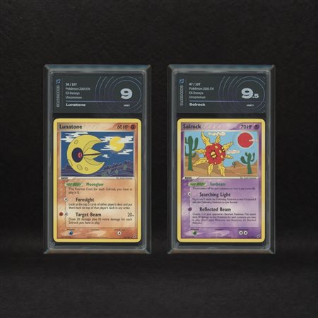 The Pokémon Company  
Lunatone #36 & Solrock #47 Celestial Pair Lot, EX Deoxys [ENG] 2005
 