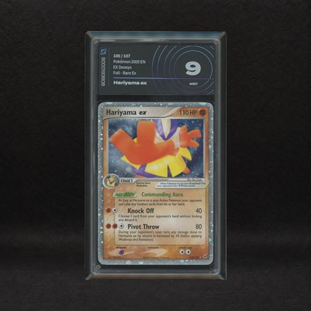 The Pokémon Company  
Hariyama ex #100 Holo (Swirl), EX Deoxys [ENG] 2005
 