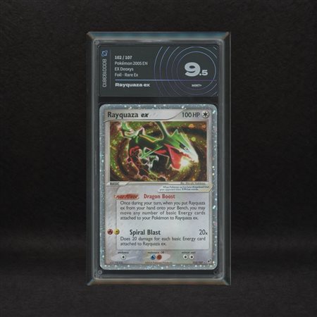 The Pokémon Company  
Rayquaza ex #102 Holo (Swirl), EX Deoxys [ENG] 2005
 