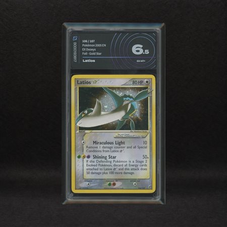 The Pokémon Company  
Latios Gold Star #106 Holo, EX Deoxys [ENG] 2005
 