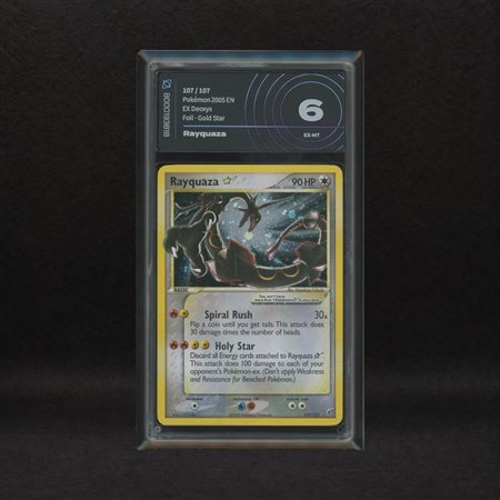 The Pokémon Company  
Rayquaza Gold Star #107 Holo, EX Deoxys [ENG] 2005
 