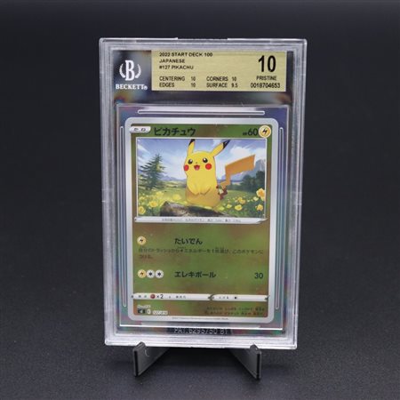 The Pokémon Company  
Pikachu #127 sI Reverse Holo, Sword & Shield - Start Deck 100 [JAP] 2022
 