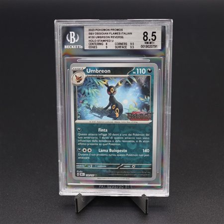 The Pokémon Company  
Umbreon #130 OBF Stamped Reverse Holo, Scarlatto e Violetto - Ossidiana Infuocata [ITA] 2023
 
