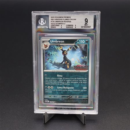 The Pokémon Company  
Umbreon #130 OBF Stamped Reverse Holo, Scarlatto e Violetto - Ossidiana Infuocata [ITA] 2023
 