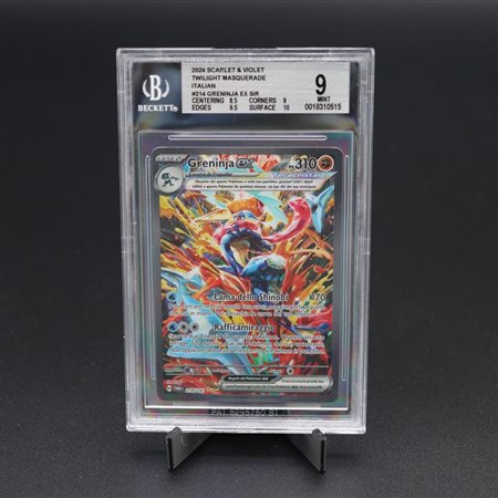 The Pokémon Company  
Greninja ex #214 TWM, SIR Holo, Scarlatto e Violetto - Crepuscolo Mascherato [ITA] 2024
 