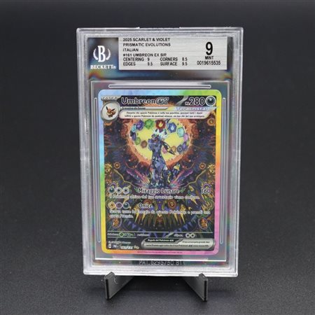 The Pokémon Company  
Umbreon ex #161 PRE, SIR Holo, Scarlatto e Violetto - Evoluzioni Prismatiche [ITA] 2025
 