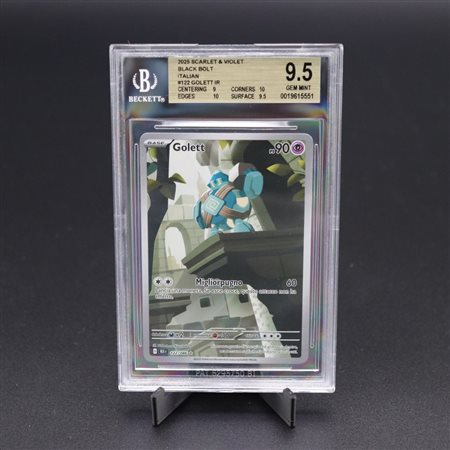 The Pokémon Company  
Golett #122 BLK, IR Holo, Scarlatto e Violetto - Luce Nera [ITA] 2025
 