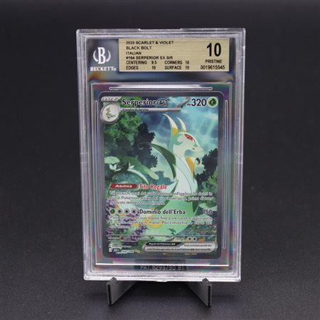 The Pokémon Company  
Serperior ex #164 BLK, SIR Holo, Scarlatto e Violetto - Luce Nera [ITA] 2025
 