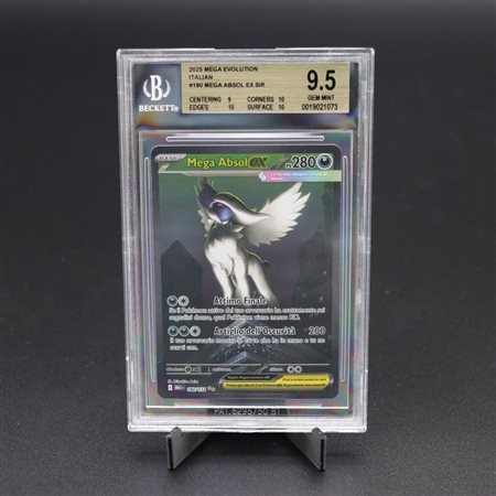 The Pokémon Company  
Mega Absol ex #180 MEG, SIR Holo, Megaevoluzione [ITA] 2025
 