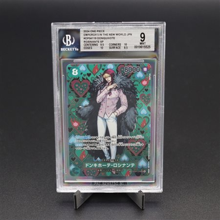 Bandai  
Donquixote Rosinante #OP04-119, SEC Special Rare Holo, OP-09: Emperors in the New World [JAP] 2024
 