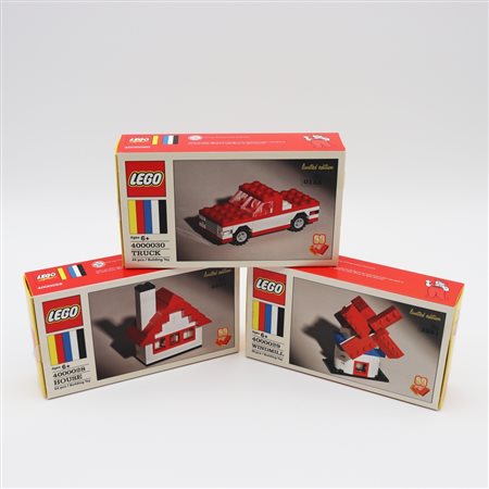 The LEGO Group  
LEGO 4000028, 4000029, 4000030 – Walmart 60th Anniversary Collection 2018
 