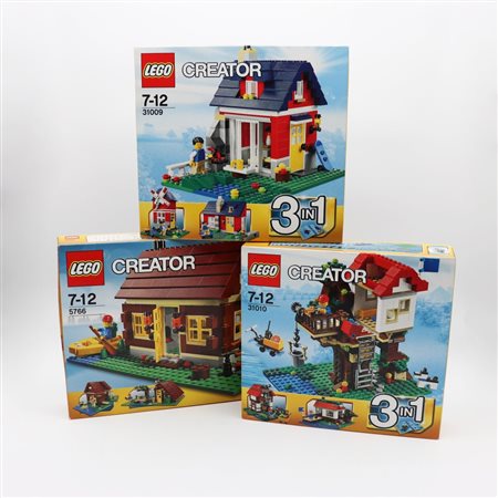 The LEGO Group  
LEGO Creator 3–in–1 Houses – Three–Set Lot 2011 – 2013
 