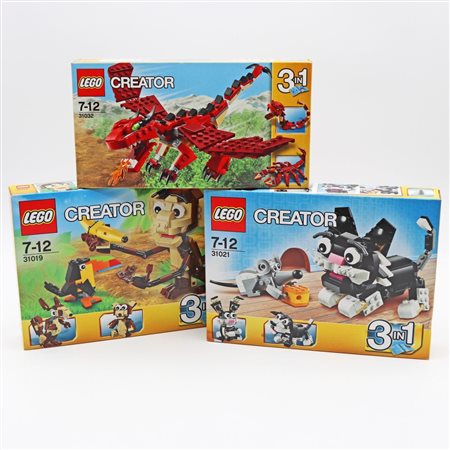 The LEGO Group  
LEGO Creator 3–in–1 Creatures – Three–Set Lot 2014
 