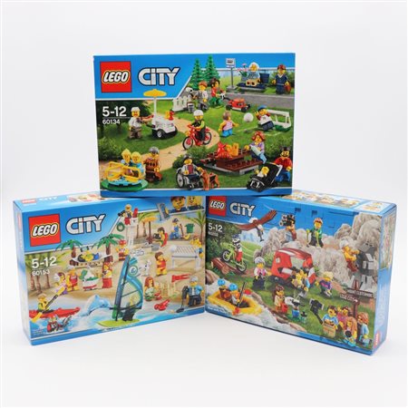 The LEGO Group  
LEGO 60134, 60153, 60202 – City People Pack Lot 2016
 