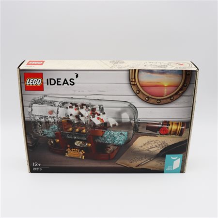 The LEGO Group  
LEGO 21313 – Ship in a Bottle 2018
 39 x 26 x 7 cm