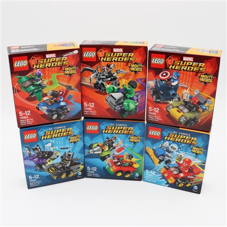 The LEGO Group  
LEGO Mighty Micros Complete Six–Set Launch Wave 2016
 