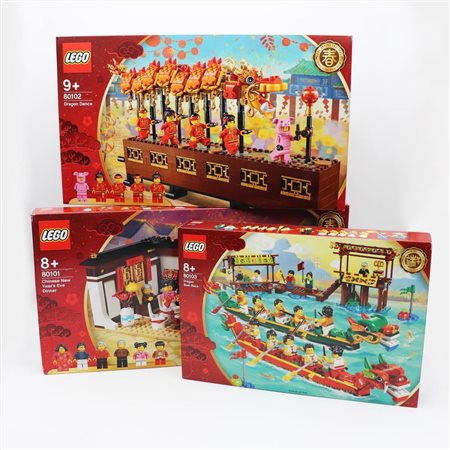 The LEGO Group  
LEGO 80101, 80102 & 80103 – Chinese Festival Collection Lot 2019
 