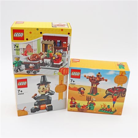 The LEGO Group  
LEGO Thanksgiving Collection – Three–Set Lot 2015 – 2017
 