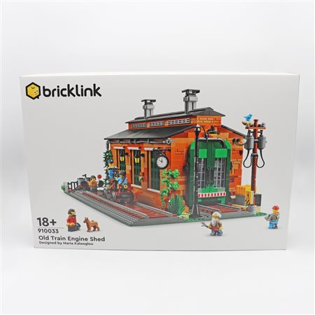 The LEGO Group  
LEGO 910033 – Old Train Engine Shed 2024
 55.3 x 37.5 x 11.5 cm