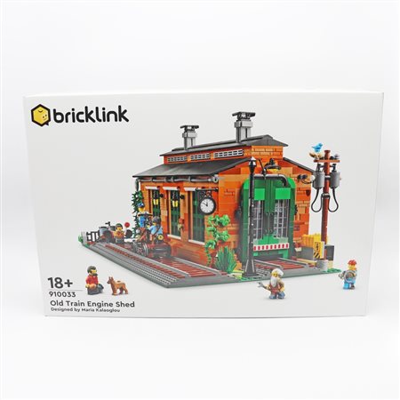 The LEGO Group  
LEGO 910033 – Old Train Engine Shed 2024
 55.3 x 37.5 x 11.5 cm