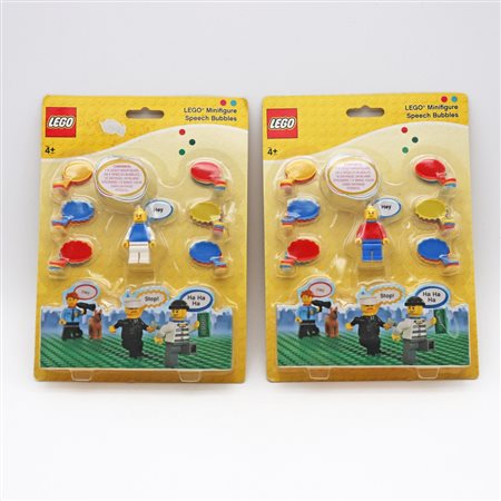 The LEGO Group  
LEGO 81087 – Minifigure Speech Bubbles Two–Pack Lot 2011
 