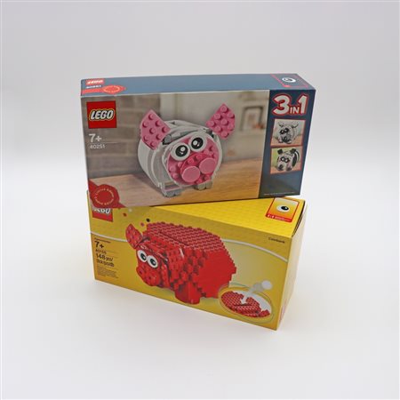 The LEGO Group  
LEGO Piggy Banks – Two–Set Lot 2015 – 2017
 