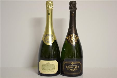 Selezione Krug 1990Vintage - 1 btClos du Mesnil - 1 bt csl2 btEVintage -...