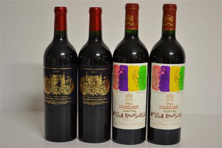 Selezione BordeauxChateau Palmer 2004 - 2 btChateau Mouton Rothschild 2001 -...