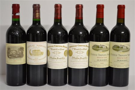 Selezione Bordeaux 2001Chateau Lafite Rothschild - 1 btChateau Margaux - 1...