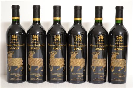 Chateau Mouton Rothschild 2000Pauillac, 1er Cru Classe6 btE&nbsp;