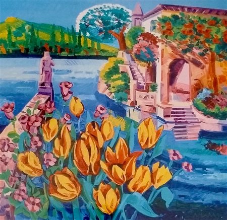 Athos Faccincani “Tulipani gialli raccontano di antiche memorie” 2007