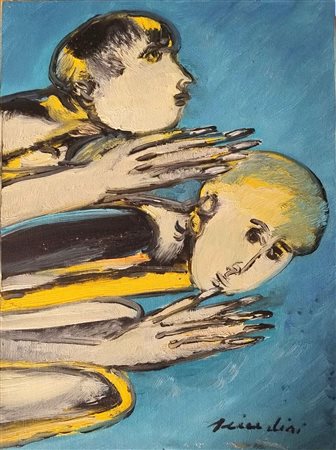 Remo Brindisi “Due figure”