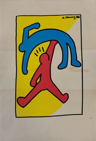 Keith Haring “The Great Peace March” 1988