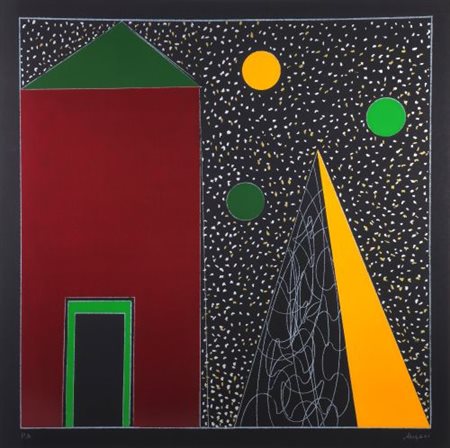 Franco Angeli “Senza titolo” 1984-88