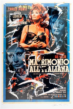 Mimmo Rotella “Matrimonio all’italiana”