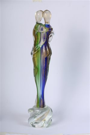  
Innamorati- scultura in vetro sommerso Murano '60'/70
 57 x 10 cm