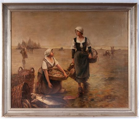 
Pescivendole fine XIX secolo
Olio su tela 54 x 65 cm