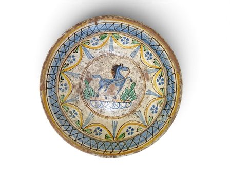  
Bacile in ceramica XIX secolo
 diametro 39,5 x 7 cm